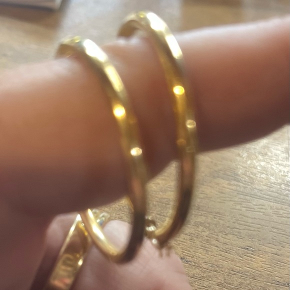 Goldmark 9ct Gold Hoops 30 Inner Diameter - Picture 3 of 5